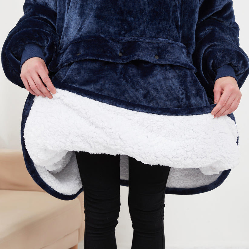Cozy Fleece Blanket Hoodie