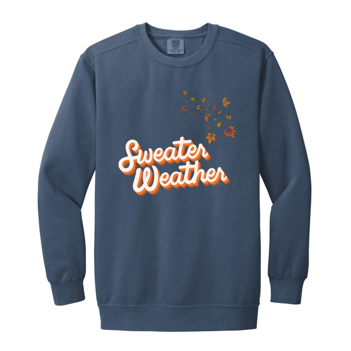 1566 Garment-Dyed Adult Crewneck Sweatshirt