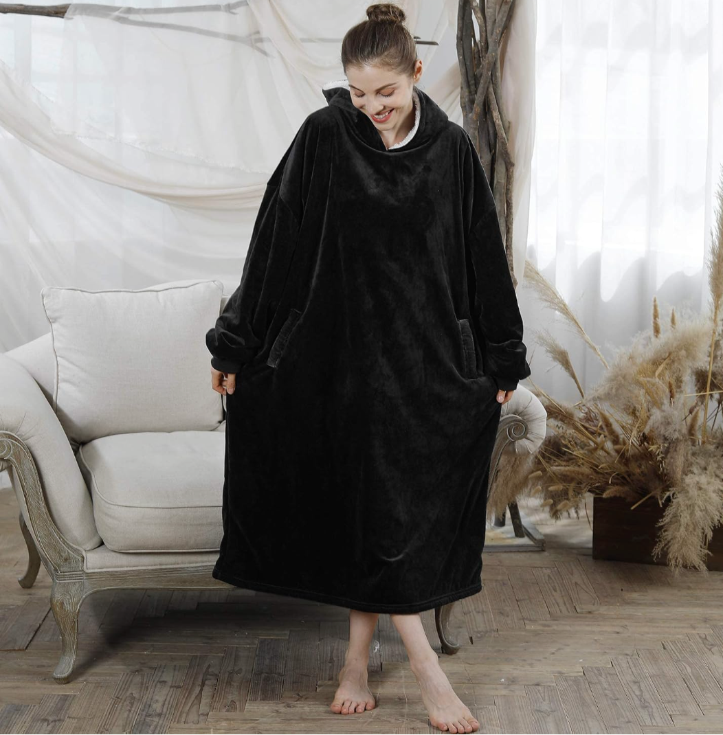 Cozy Fleece Blanket Hoodie