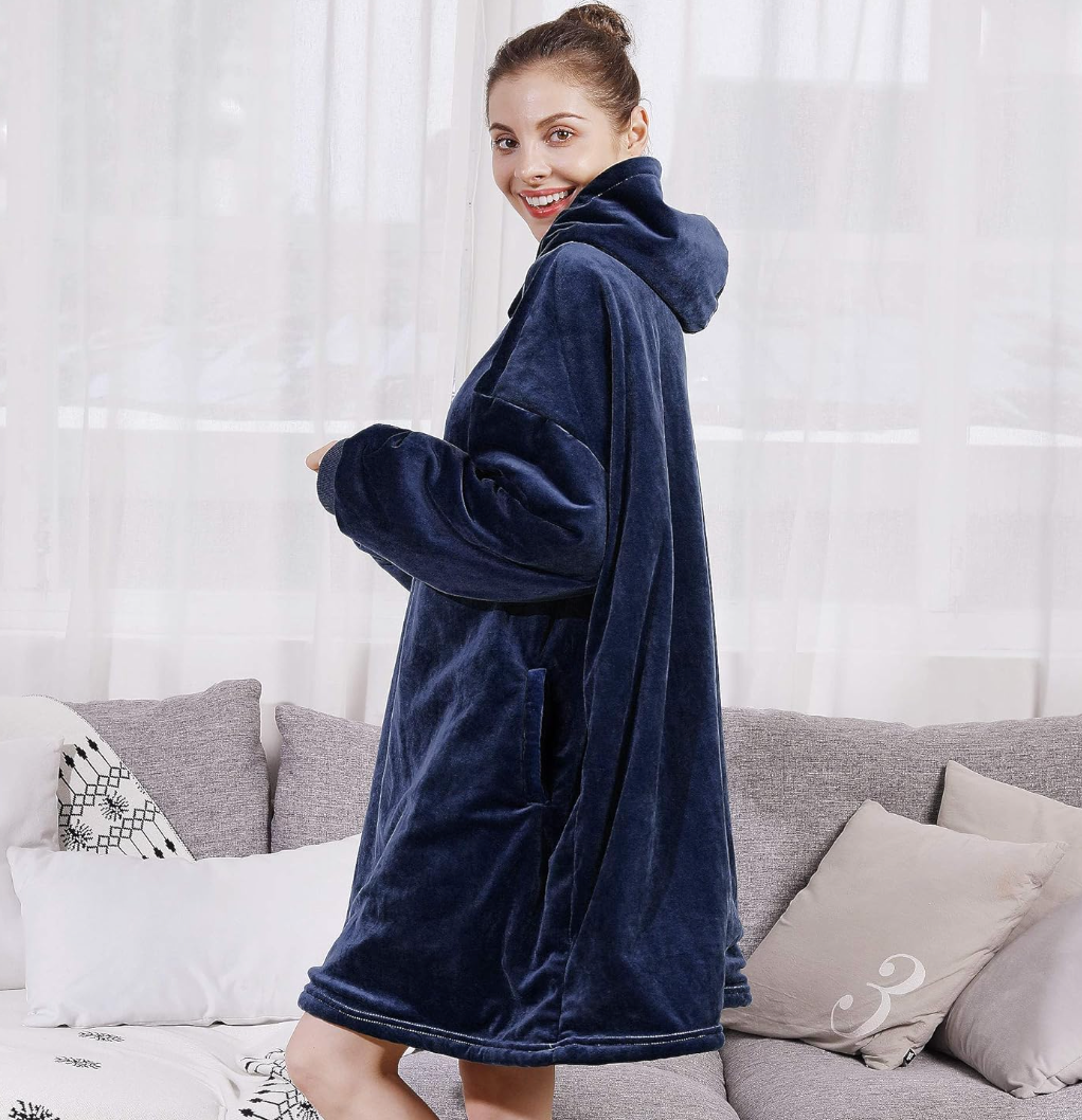 Cozy Fleece Blanket Hoodie