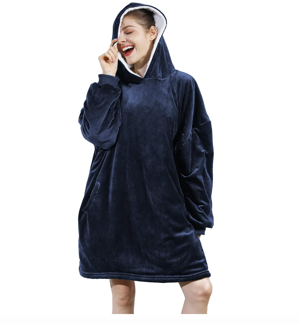 Cozy Fleece Blanket Hoodie