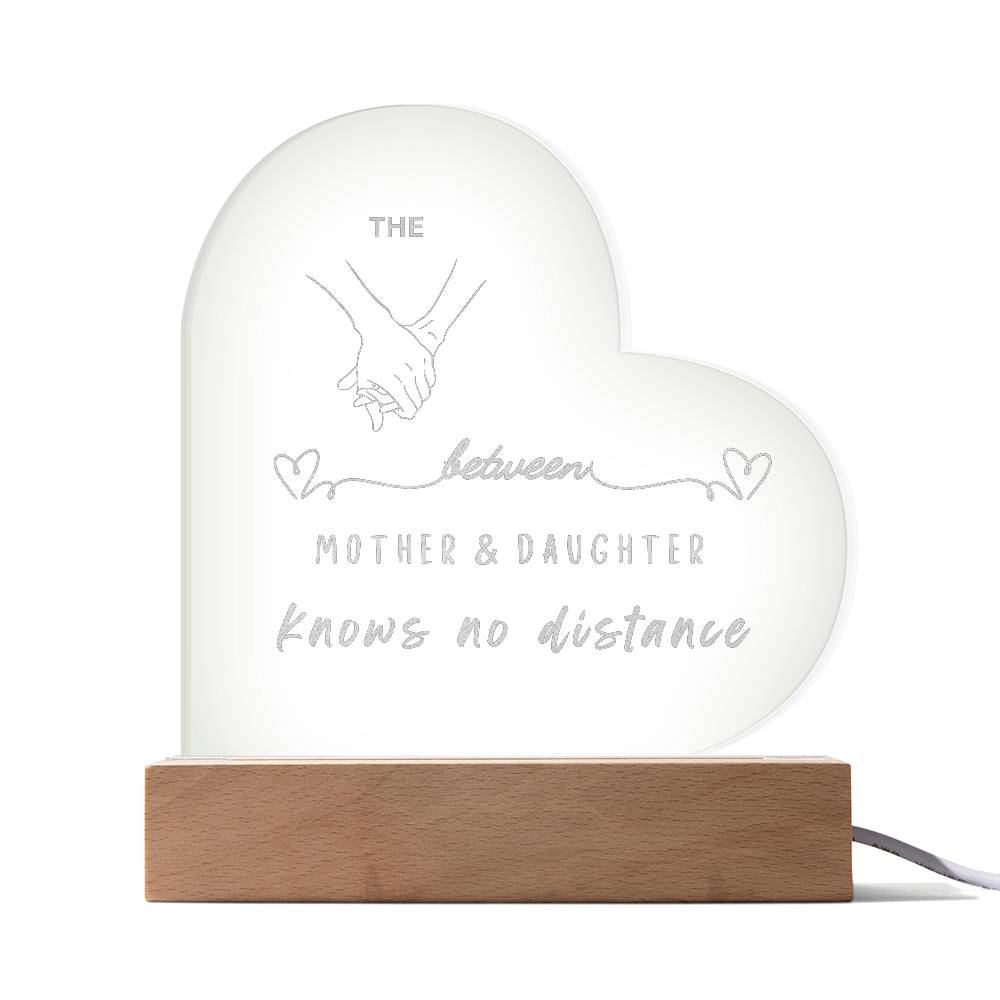 Mother/Daughter Bond Acrylic Plaque
