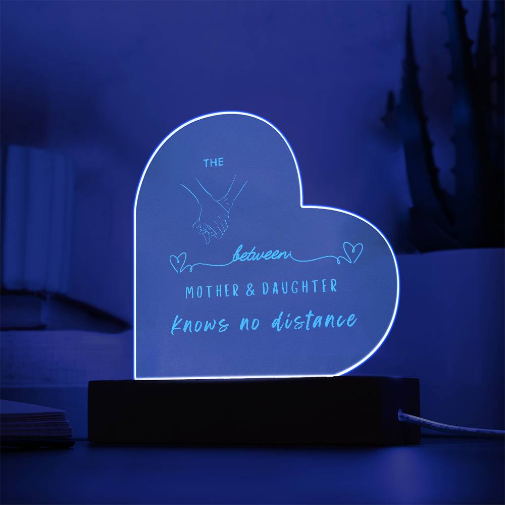 Mother/Daughter Bond Acrylic Plaque