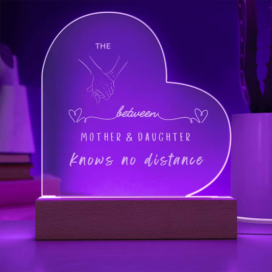 Mother/Daughter Bond Acrylic Plaque