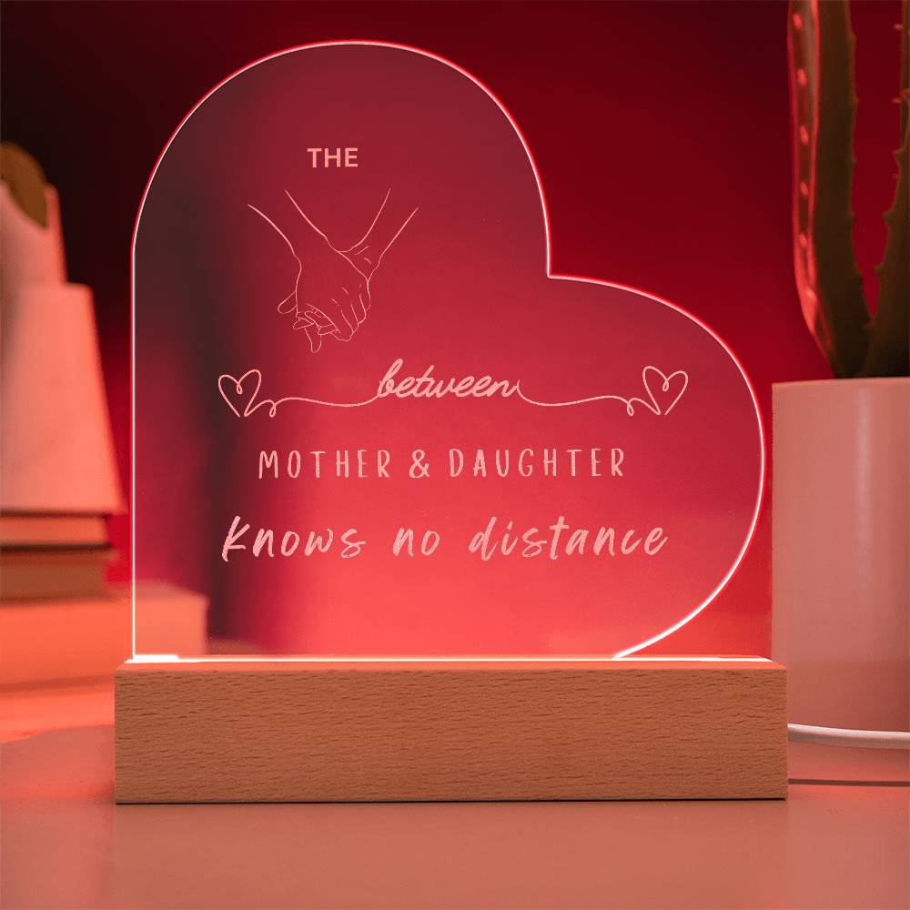 Mother/Daughter Bond Acrylic Plaque