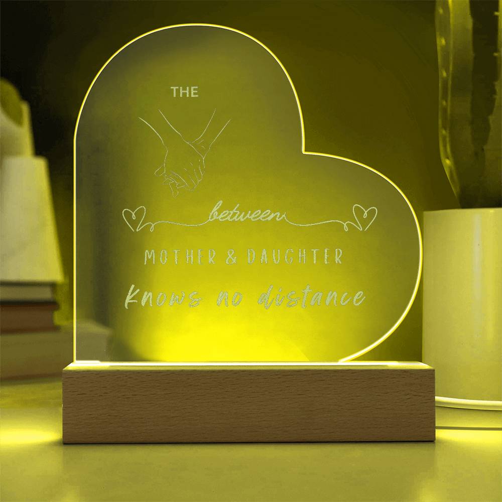 Mother/Daughter Bond Acrylic Plaque