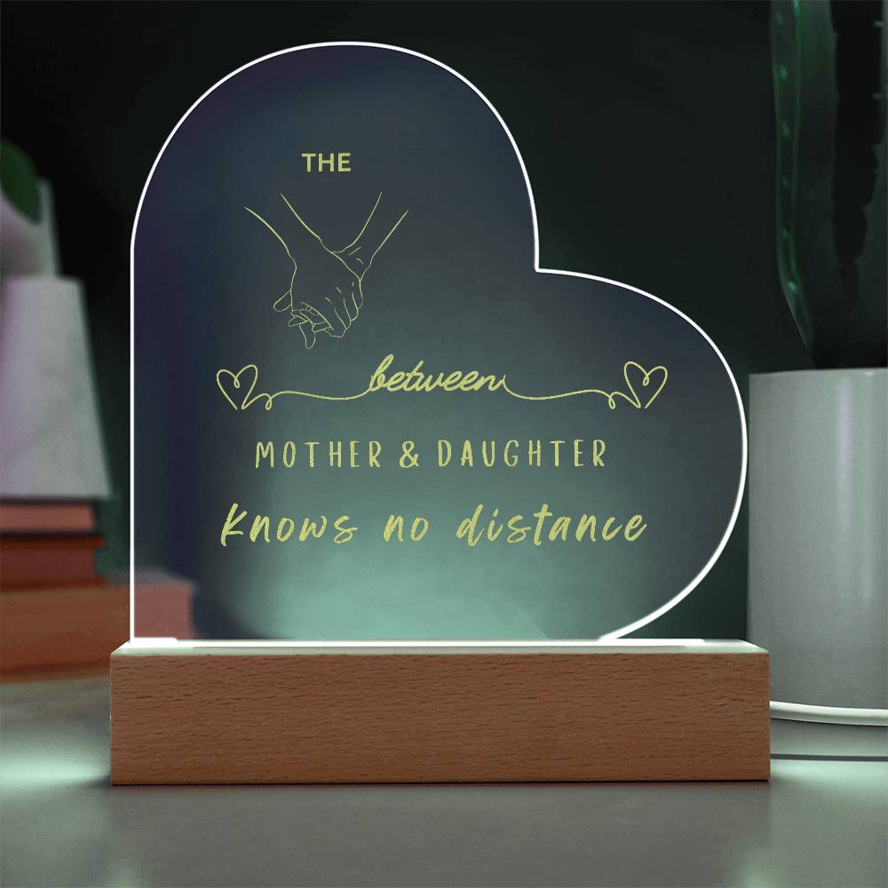 Mother/Daughter Bond Acrylic Plaque