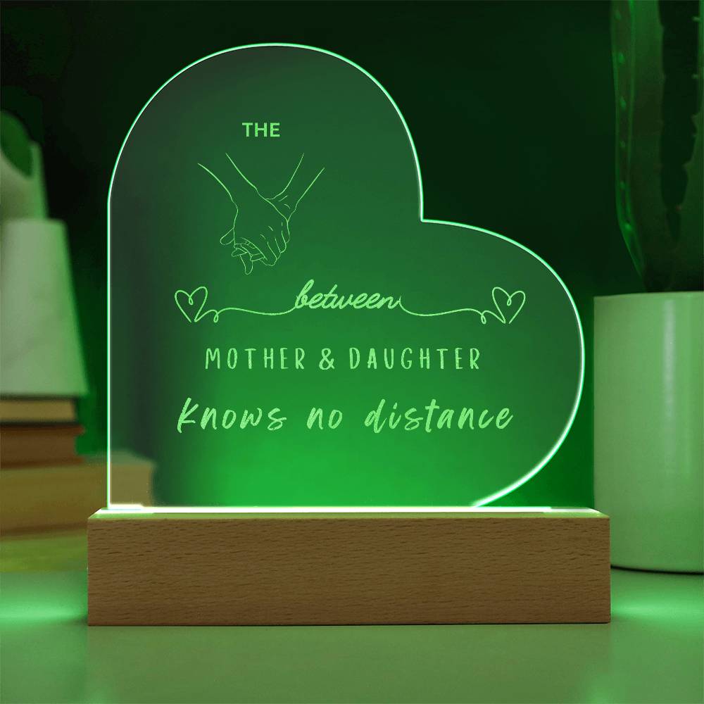 Mother/Daughter Bond Acrylic Plaque