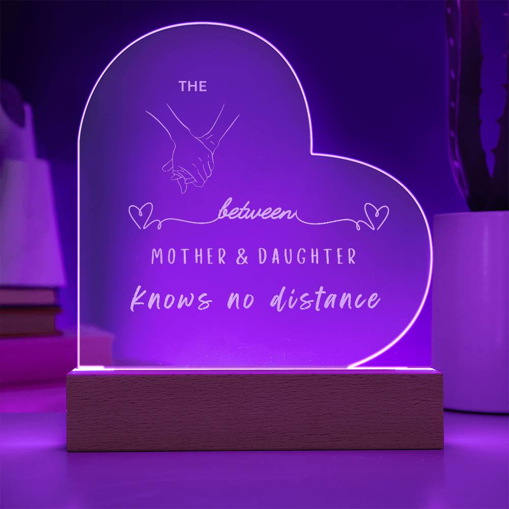 Mother/Daughter Bond Acrylic Plaque