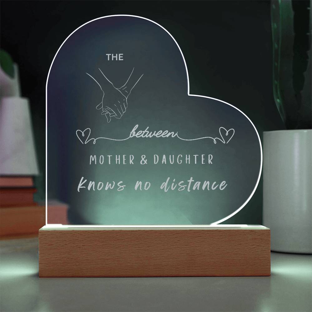 Mother/Daughter Bond Acrylic Plaque