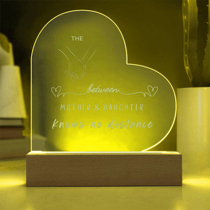 Mother/Daughter Bond Acrylic Plaque