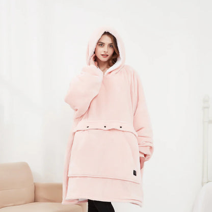 Cozy Fleece Blanket Hoodie